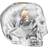 Kosta Boda Still Life Skull Silver Scented Candle 1000g