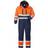 Fristads Kansas High Vis Airtech Class 3 8015 GTT Winter Coverall - High vis Orange/Navy
