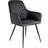 House Nordic Harbo PU Black Kitchen Chair 87cm 2pcs