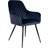 House Nordic Harbo Velvet Blue Kitchen Chair 87cm 2pcs