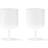 ferm LIVING Ripple Frosted White Wine Glass 27cl 2pcs
