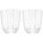 Holmegaard Lily Clear Drinking Glass 32cl 2pcs