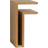 Maze Interior F Right Oak Wall Shelf 21cm