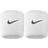 Nike Swoosh Wristband 2-pack - White/Black