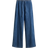 H&M Feather Soft Denim Drawstring Trousers - Denim Blue