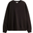 H&M Dame Oversized Sweatshirt - Dark Brun