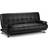 HOME DETAIL Montana Black Sofa 183cm 3 Seater