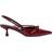 Kurt Geiger Heels Wine Abbot Slingback Court Shoes
