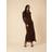 Nobody's Child Clarissa Occasion Animal Print Midi Dress - Brown