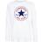 Converse Kid's Long Sleeve T-shirt Chuck Patch - White (866243-001)