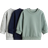 H&M Cotton Sweatshirts 3-pack - Dusty Green/Dark Blue (1088057017)