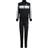 adidas Kid's Seasonal Essentials Tiberio 3-Stripes Tricot Tracksuit - Black/White/Grey Two (JY0509)