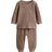 H&M Baby Våfflat Bomull Set - Ljusbrun