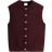 H&M Fine Knit Waistcoat - Burgundy