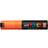 Uni PC-8K Broad Bullet Orange