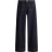 H&M Wide High Jeans - Dark Denim Blue
