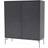 Montana Furniture Cover with Chrome Legs Coal Storage Cabinet 69.6x82.2cm