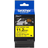 Brother HSe-231E krympeflextape, 11.2mm, sort/gul 1.12cmx1.5m