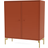 Montana Furniture Cover With Brass Legs Hyllor Hokkaido H 69.6 CM Förvaringsskåp 69.6x69.6cm