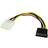 StarTech 4Pin LP4 - SATA Power Cable Adapter 0.2m