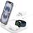 Belkin BoostCharge 3-i-1 magnetisk hopfällbar Qi2-laddare 15 W MagSafe-kompatibel laddare, för Apple iPhone 16, iPhone 15, 14, 13, 12, Apple Watch, AirPods, strömförsörjning medföljer Vit