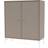 Montana Furniture Cover with White Legs Truffle Storage Cabinet 69.6x82.2cm