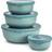 Mepal Cirqula Flat Nordic Sage Food Container 4pcs