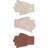 H&M Gloves 3-pack - Light Beige/Light Pink/Dusty Pink (1171338008)