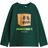 H&M Long Sleeved T-shirt - Dark Green/Minecraft (1235745014)