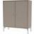 Montana Furniture Cover with Chrome Legs Truffle Storage Cabinet 69.6x82.2cm