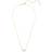Swarovski Mesmera Gold Tone Plated Heart Necklace - White