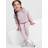 Nike Girls Embroidered Shine Crew Tracksuit - Pink