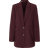 Selected Rita Relaxed Fit Blazer - Burgundy