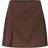 Pieces Pcjammi Mini Pleated Mini Skirt - Brown