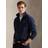 Polo Ralph Lauren Cotton Blend Double-Knit Quarter Zip Fleece - Blue