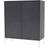 Montana Furniture Cover with White Legs Coal Storage Cabinet 69.6x82.2cm