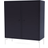 Montana Furniture Cover with White Legs Black Storage Cabinet 69.6x69.6cm