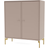 Montana Furniture Cover with Brass Legs Mushroom Storage Cabinet 69.6x69.6cm