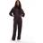 New Look Premium Elasticated Waist Wide Leg Joggers - Burgundy