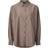 Pieces Pcemmy LS Loose Shirt WVN D2D Långärmade Skjortor - Chicory Coffee/Java/White