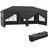 OutSunny 84C-425V01BK - Black 3x6 m