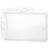 Durable Enclosed Proximity Card Holder for 1 ID Card