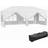 OutSunny 84C-425V01WT - White 3x6 m