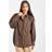 New Look Check Long Sleeve Shirt Plus Size - Brown