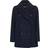 Max Mara Caban Virgin Wool Pea Coat - Blue