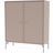 Montana Furniture Cover Mushroom/Chrome Storage Cabinet 69.6x69.6cm