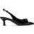Carvela Alina Bow Sling Court Shoes - Black