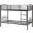 SECONIQUE Ventura 3 Black Bunk Bed 101x201cm