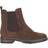 Dune London Poema Suede Cleated Sole Chelsea Boots - Brown