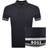 BOSS Zone Polo T Shirt Slim Fit Arm Logo - Navy